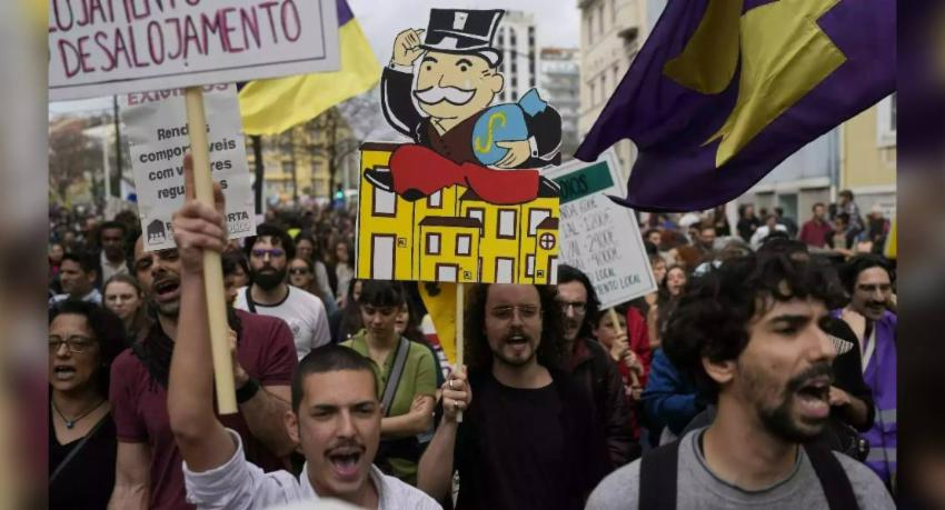 Protests against housing prices rock Portugal